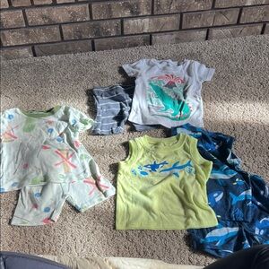 9-12 Month Boys Summer Pajama Set